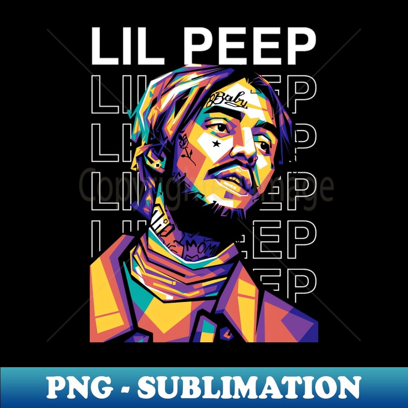 American Rapper Lil Peep WPAP Pop Art - Sublimation-Ready PN | Inspire ...