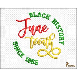 juneteenth black history month embroidery design, juneteenth 1865 embroidery design, juneteenth embroidery files, africa