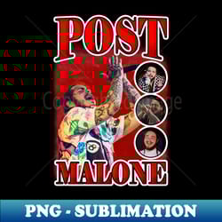 post malone - png transparent sublimation design - unlock vibrant sublimation designs