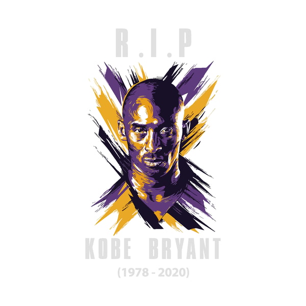 Kobe Bryant Vector R Kobe Bryant SVG, Kobe Bryant SVG, Kobe SVG, Baskeball Player | Inspire ...