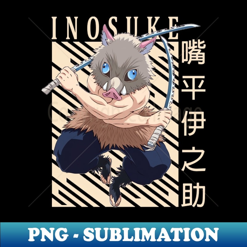 Inosuke Hashibira - Demon Slayer - High-Quality PNG Sublimat | Inspire ...