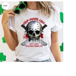 halloween t-shirt, retro horror movie clothing, friday the 13th shirt, camp crystal lake shirt, birthday gift for him, s