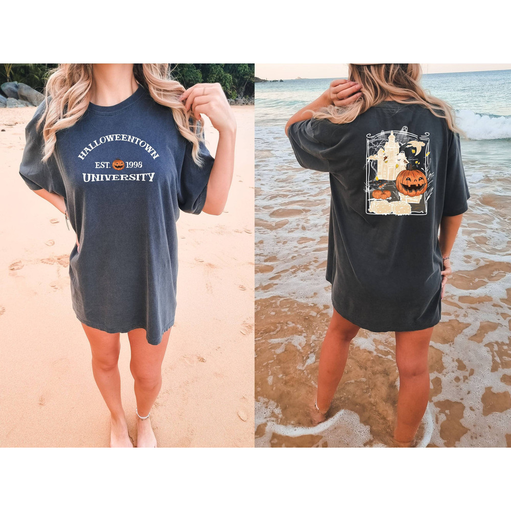 Comfort Colors Halloweentown University Est 1998 Shirt, HalloweenTown Shirt, Halloweentown 1998 Shirt, Halloween T-shirt, Ghost Shirt, - 3.jpg
