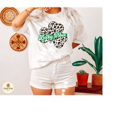 st patrick's day svg,leopard lucky vibes svg,lucky svg,leopard cheetah print png,patricks sublimation,svg file for cricut digital download.
