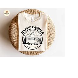happy camper svg shirt,vacation svg,outdoors svg,adventure svg, camper svg, png silhouette,svg,png svg eps,sublimation.
