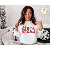 santa squad svg png,christmas svg shirt,kids christmas svg,boho retro svg, holiday svg,sublimation,png,dxf,file for cricut,digital download.