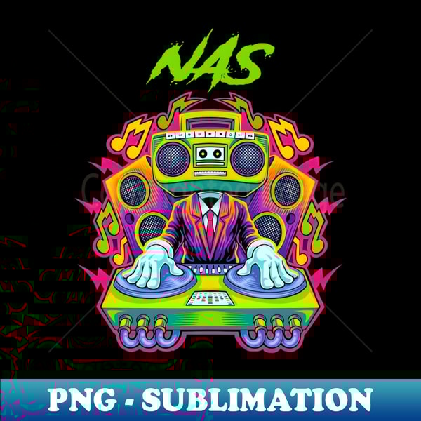 NAS RAPPER - High-Resolution PNG Sublimation File - Bold & E | Inspire ...
