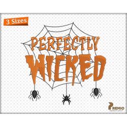 halloween machine embroidery designs, perfectly wicked embroidery design, halloween embroidery design, witch spider cree