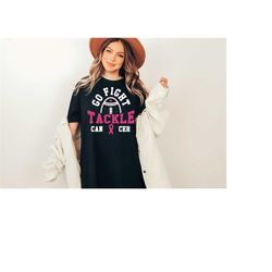 go fight tackle cancer football svg,cheer mom svg, cheerleader svg,breast cancer awareness svg,pink ribbon,sublimation png,dxf.