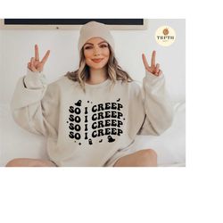 so i creep svg,cute ghost svg,halloween svg,spooky season svg, retro svg,sublimation png,svg files for cricut,dxf,digital download.