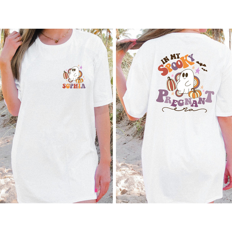 Custom In My Spooky Pregnant Era Comfort Colors Shirt, Pregnant Mom Gift, Pregnant Halloween Shirt, Pregnant Funny Tee, Halloween Mom Shirt - 1.jpg