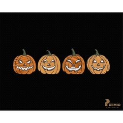 halloween embroidery design, pumpkin machine embroidery files, autumn embroidery design, fall embroidery file - embroide