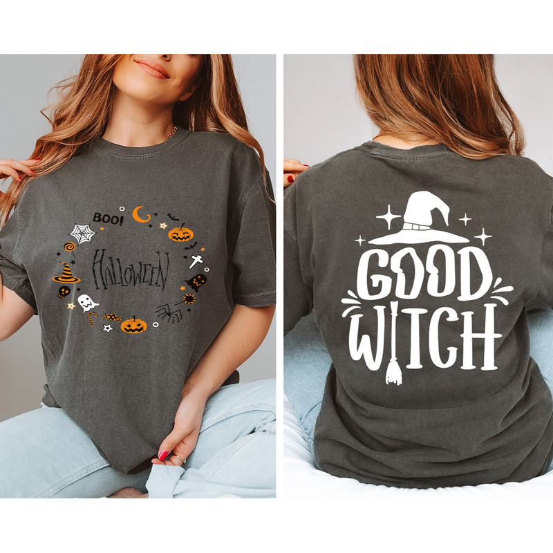 Good Witch Halloween Comfort Color Shirt, Halloween Boo Shirts, Halloween Witch Shirt, Halloween Pumpkin Shirt, Halloween Party Shirt - 1.jpg