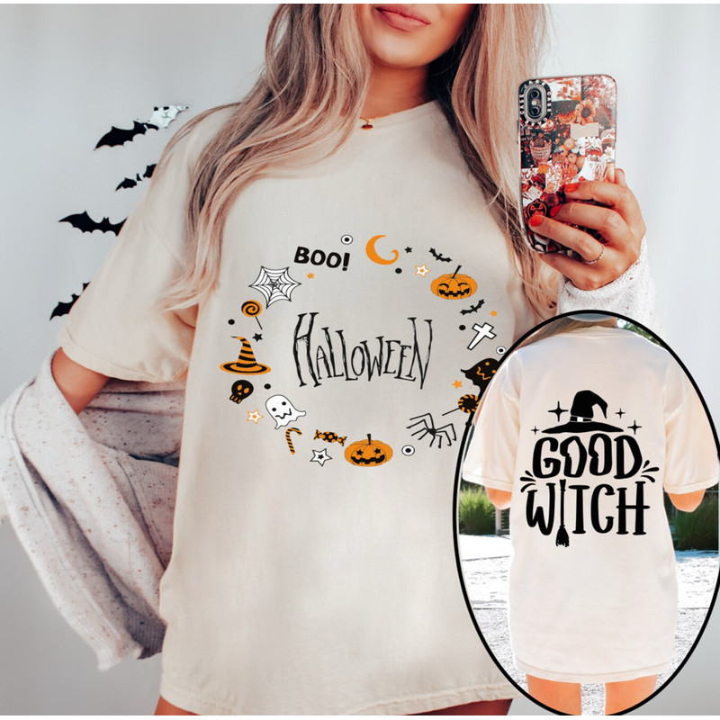 Good Witch Halloween Comfort Color Shirt, Halloween Boo Shirts, Halloween Witch Shirt, Halloween Pumpkin Shirt, Halloween Party Shirt - 2.jpg
