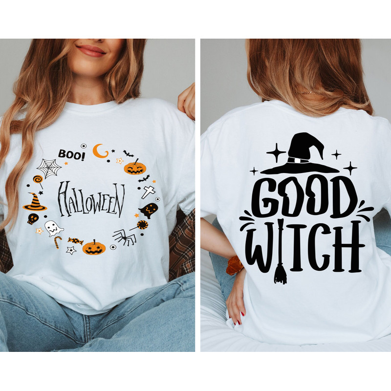 Good Witch Halloween Comfort Color Shirt, Halloween Boo Shirts, Halloween Witch Shirt, Halloween Pumpkin Shirt, Halloween Party Shirt - 3.jpg