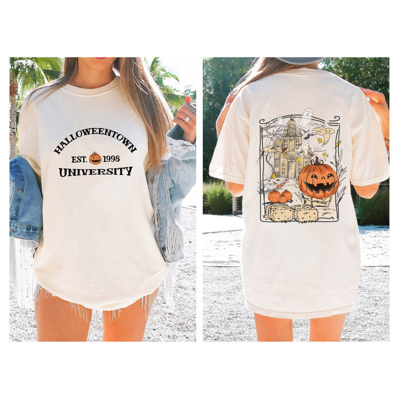 Halloween Shirts, Halloweentown University Sweatshirts, Halloween Shirts, Spooky Vibes Shirt, Vintage Halloween Shirt - 3.jpg