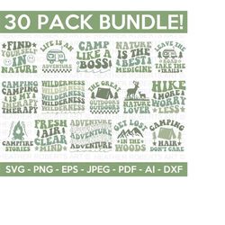 camping svg bundle, nature lover svg, recreation svg, campfire svg, camping shirt svg, hiking svg, cut files for cricut, silhouette