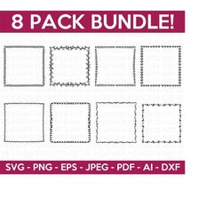 frame border svg bundle, square frames svg, fancy borders svg, fancy frame svg, frame svg, border svg, cut file cricut, silhouette