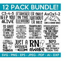 nurse svg bundle, er/ed/uc nurse quotes svg, registered nurse svg, emergency room nurse svg, nurse life, stethoscope, cut files for cricut