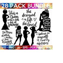 black girl magic svg bundle, black woman svg, boss lady svg, black lives matter, afro lady woman, diva, tshirt, cut file cricut, silhouette