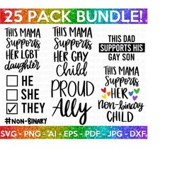 gay pride ally svg bundle, lgbt ally svg bundle, gay ally svg, rainbow svg, gay pride ally shirt svg, gay parade outfit,cut files for cricut