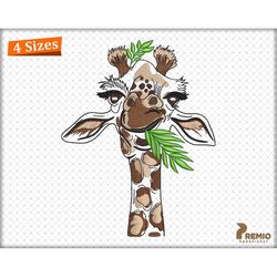 giraffe embroidery designs, embroidery design for giraffe, wildlife animal embroidery machine designs, digital giraffe e