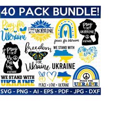 ukraine svg bundle, stand with ukraine, peace love svg, stop war svg, support ukraine svg, pray for ukraine, ukraine svg, cricut cut file