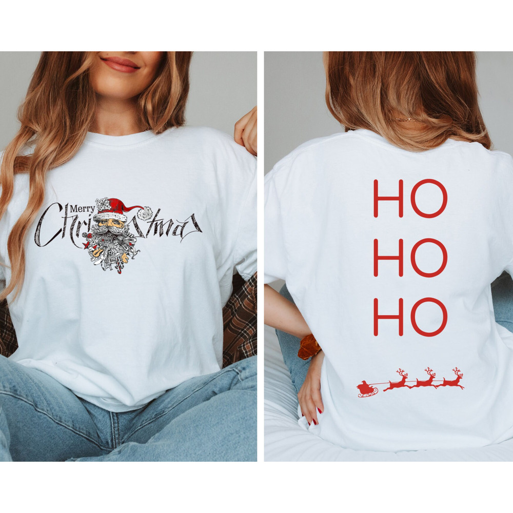 Santa's Gifts Christmas Comfort Colors Shirt, Retro Santa Christmas Shirt, Vintage Santa Ho Ho Ho Christmas Shirt, Santa Merry Christmas Tee - 2.jpg