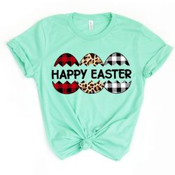 happy easter day shirt png,buffalo plaid cheetah easter egg shirt png,easter shirt png for woman,easter shirt png,easter
