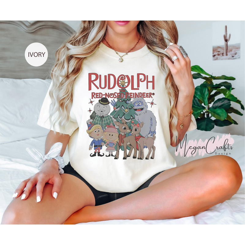 Vintage Rudolph The Red Nosed Reindeer Christmas Sweatshirt, Rudolph Xmas Sweatshirt, Rudolph Christmas Shirt, Vintage Christmas Movie Shirt - 3.jpg