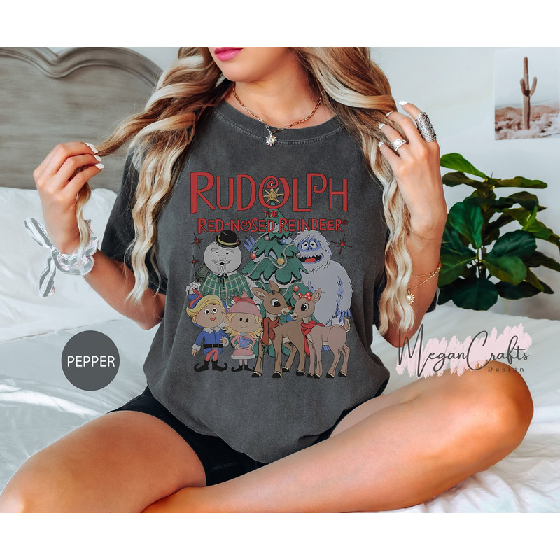 Vintage Rudolph The Red Nosed Reindeer Christmas Sweatshirt, Rudolph Xmas Sweatshirt, Rudolph Christmas Shirt, Vintage Christmas Movie Shirt - 4.jpg