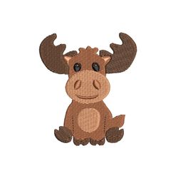 moose machine embroidery design