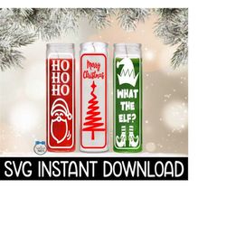 christmas candle svg, christmas candle bundle svg, 8' glass jar candle svg instant download, cricut cut file, silhouette cut file download