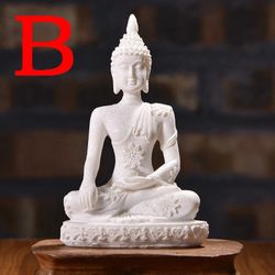 Sculpture Figurines Vintage , home decor object to display , Sandstone Buddha Statue