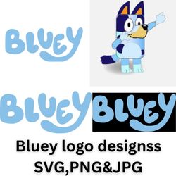 bluey logo design logo template , t-shirt svg design, cap svg design , svg sticker download