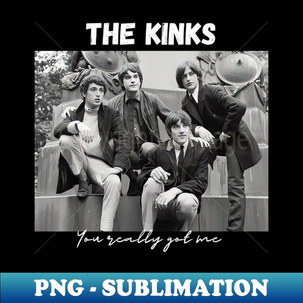The kinks - PNG Transparent Sublimation Design - Unlock Vibr | Inspire ...
