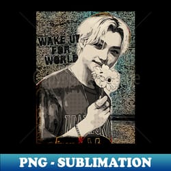 k-pop stray kids felix fan art - retro png sublimation digital download - spice up your sublimation projects