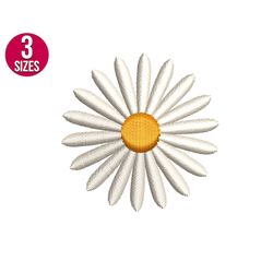 mini daisy flowers embroidery design, floral, machine embroidery file, instant download