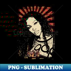 sza solana imani rowe retro vintage aesthetic - aesthetic sublimation digital file - create with confidence