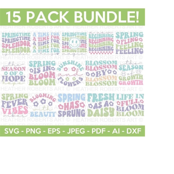 Spring Baby Svg Retro Spring Svg Bundle. Spring SVG Bundle, Spring Flowers S - Inspire ...