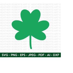 clover leaf svg, shamrock svg, st. patrick's day svg, irish svg, clover svg, saint patrick's day, lucky svg, cut file cricut, silhouette