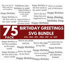 birthday greeting quotes svg bundle, birthday svg, birthday greeting svg, happy birthday svg, birthday cards svg, cut fi