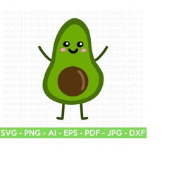 avocado svg, cute avocado svg, fruits svg, layered avocado svg, avocado clipart, cricut cut files