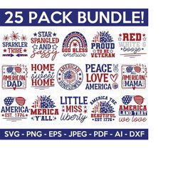 4th of july svg bundle, july 4th svg, fourth of july svg, america svg, usa flag svg, independence day svg, cut file cricut, silhouette