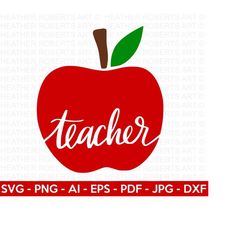 teacher svg, apple svg back to school svg, teacher shirt svg, gift for teachers svg, school shirt svg, cricut cut files, silhouette