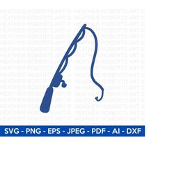 fishing rod svg, fishing pole svg, fishing hook svg, fishing svg, father's day svg, gift for dad svg, cut file cricut, silhouette