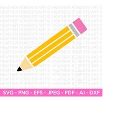 pencil svg, pencil clipart, drawing material, back to school, school supplies, teachers pencil, notebooks, writing utensil, cut file cricut