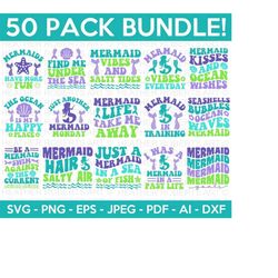 mermaid svg bundle, magical svg bundle, mermaid svg, mermaid quotes svg, ocean svg, mermaid tail svg, clam shell svg, cu