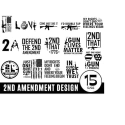 2nd amendment svg bundle, 2nd amendment american flag svg, second amendment svg, gun rights svg, eps, dxf, png, files for cricut