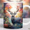 Colorful Deer Mug Wrap, Deer Hunting Mug Sublimation Design Hunters, Watercolor Forest Animals 11oz Coffee Cup Template, 15 oz Mug Wrap PNG - 1.jpg